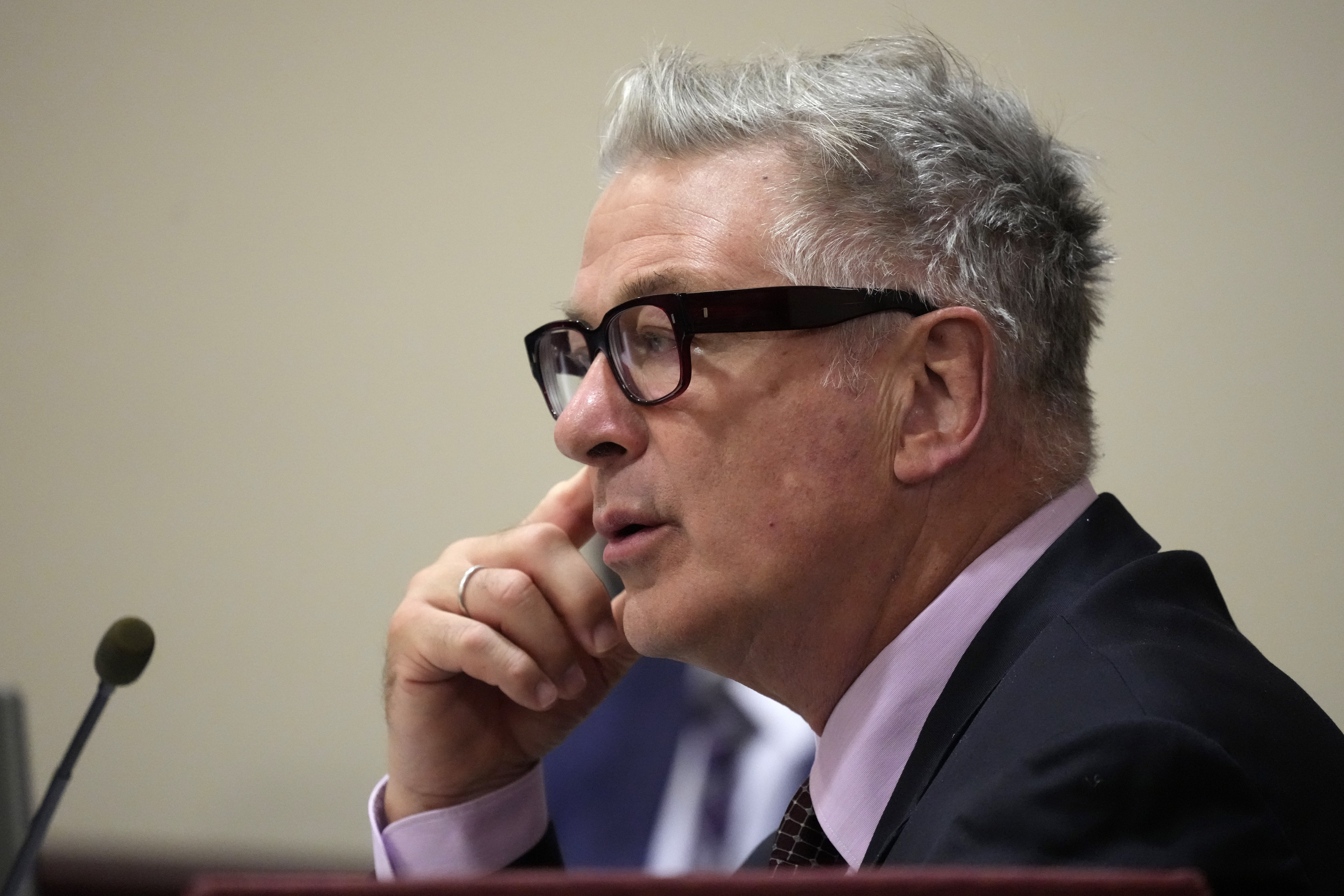 Actor Alec Baldwin in Santa Fe court on Wednesday.